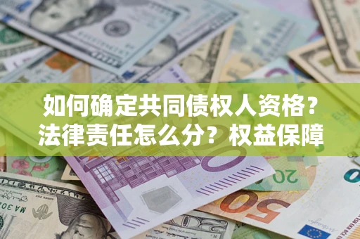 北京如何确定共同债权人资格？法律责任怎么分？权益保障技巧揭秘！