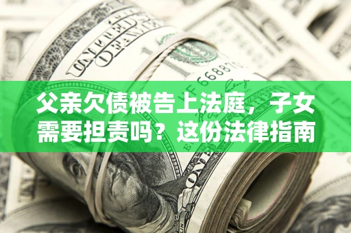 北京父亲欠债被告上法庭，子女需要担责吗？这份法律指南必须看完