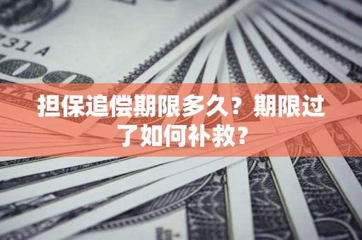 北京担保追偿期限多久？期限过了如何补救？