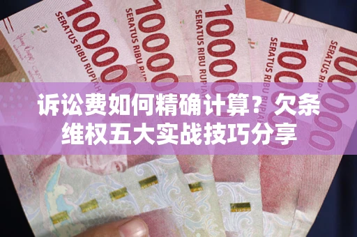 北京诉讼费如何精确计算？欠条维权五大实战技巧分享
