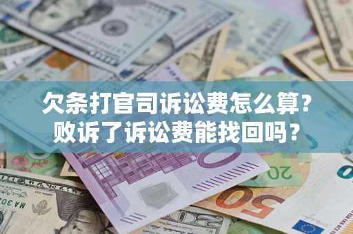北京欠条打官司诉讼费怎么算？败诉了诉讼费能找回吗？