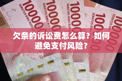 北京欠条的诉讼费怎么算？如何避免支付风险？